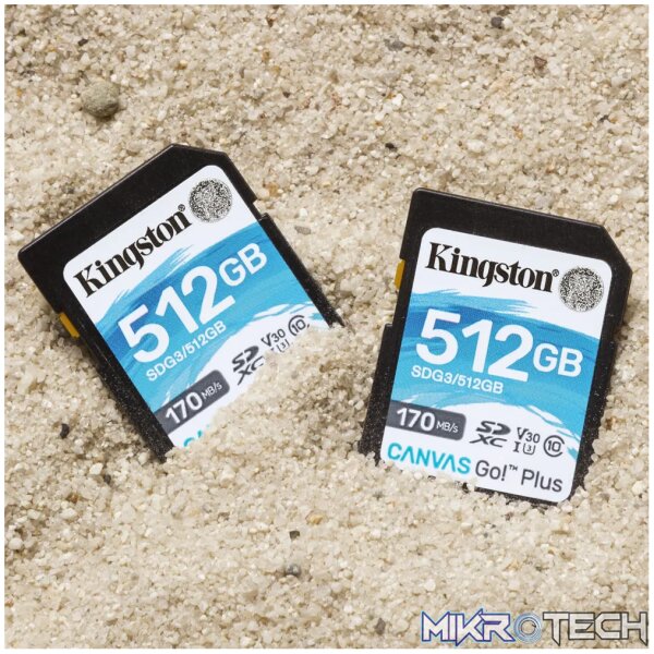 KINGSTON 64GB SDXC CANVAS GO PLUS 170R C10 UHS-I U3 V30 - Image 5