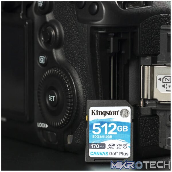 KINGSTON 64GB SDXC CANVAS GO PLUS 170R C10 UHS-I U3 V30 - Image 6