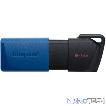 KINGSTON 64GB USB3.2 GEN 1 DATATRAVELER EXODIA M (BLACK + BLUE)