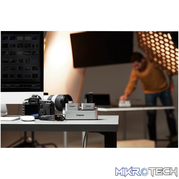 KINGSTON USB3.2 GEN2 WORKFLOW STATION DOCK W/5G USB-A/C HUB - Image 8