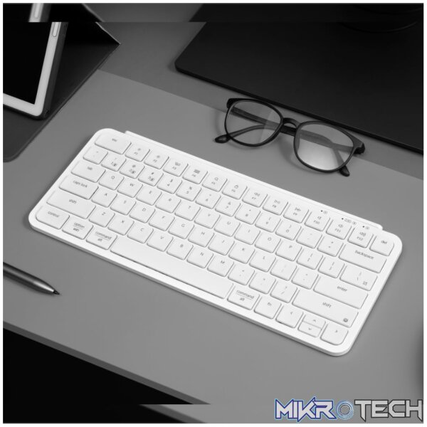Keychron B1 Pro Ultra-Slim 75% Wireless Keyboard - Ivory White - Image 4