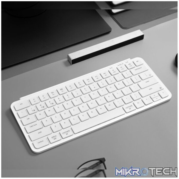Keychron B1 Pro Ultra-Slim 75% Wireless Keyboard - Ivory White - Image 5
