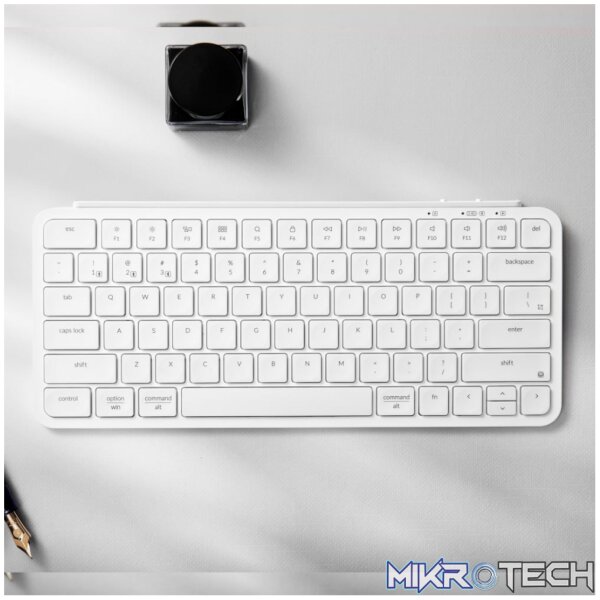 Keychron B1 Pro Ultra-Slim 75% Wireless Keyboard - Ivory White - Image 6