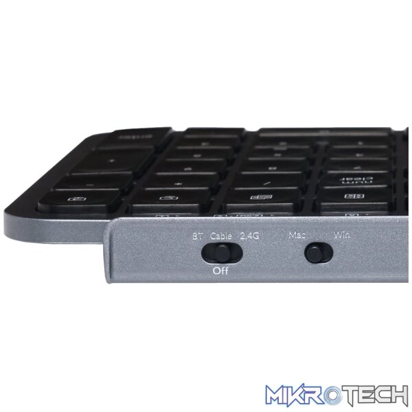Keychron B1 Pro Ultra-Slim 75% Wireless Keyboard - Space Grey - Image 3