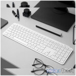 Keychron B6 Pro Ultra-Slim 100% Wireless Keyboard – Ivory White - Image 4