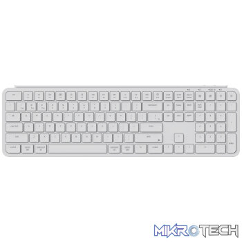 Keychron B6 Pro Ultra-Slim 100% Wireless Keyboard – Ivory White