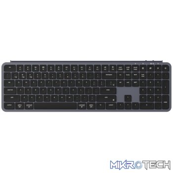 Keychron B6 Pro Ultra-Slim 100% Wireless Keyboard – Space Grey