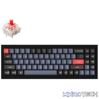 Keychron Q7 70% Red G Pro Switches Aluminium RGB Wired Keyboard - Black