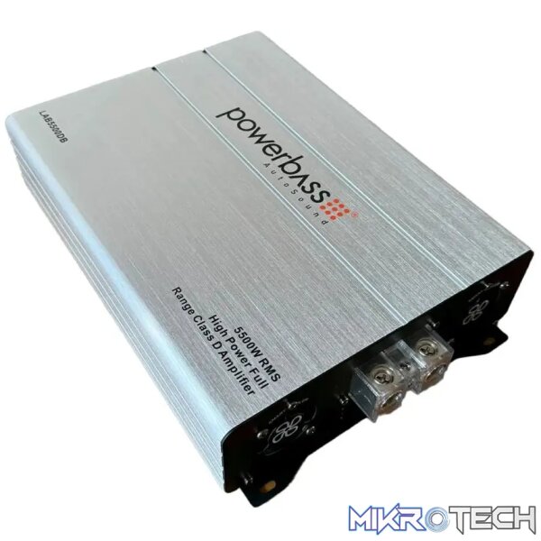 LAB5500 Powerbass LAB5500 1-Channel 5500W RMS Full Range Monoblock Amplifier - Image 1