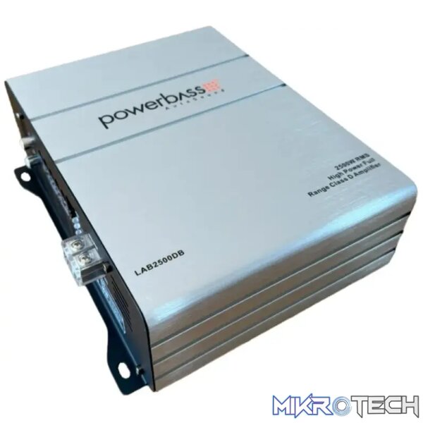 LABLAB2500 Powerbass LAB2500 1-Channel 2500W RMS Full Range Monoblock Amplifier - Image 1