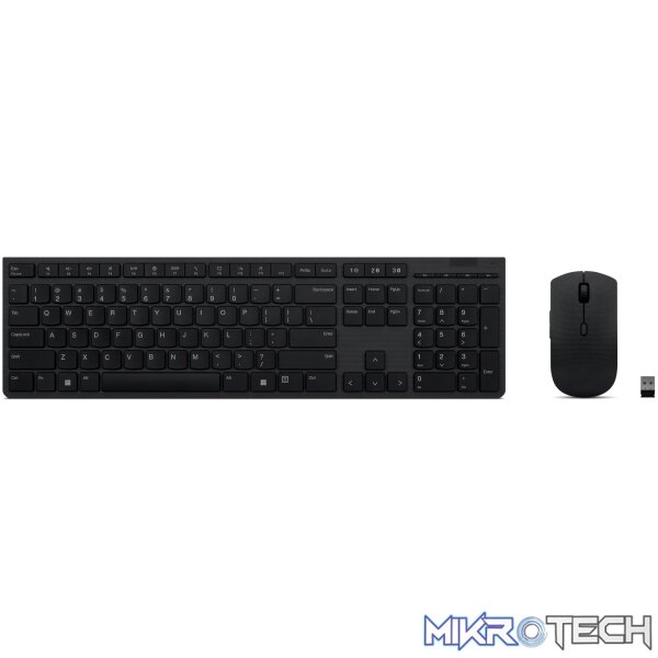 LENOVO PROFESSIONAL WIRELESS RECHARGEABLE KEYBOARD AND MOUSE COMBO LENOVO PROFESSIONAL WIRELESS RECHARGEABLE KEYBOARD AND MOUSE COMBO