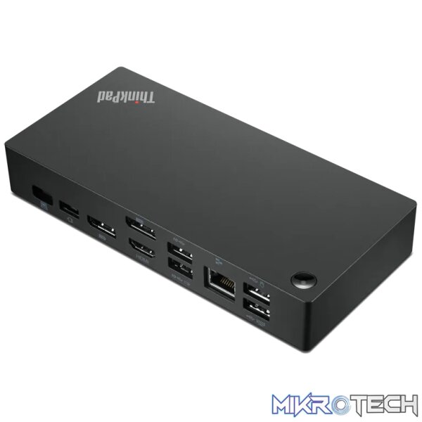 LENOVO THINKPAD UNIVERSAL USB-C DOCK 2DISPLAY PORTS 1HDMI PORT 3USB3.1 2USB2.0 1USB-C AUDIO PORTS WINDOWS10 3YR CCI - Image 2