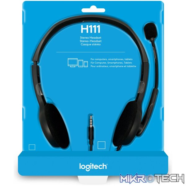 LOGITECH H111 WIRED STEREO HEADSET - Image 5