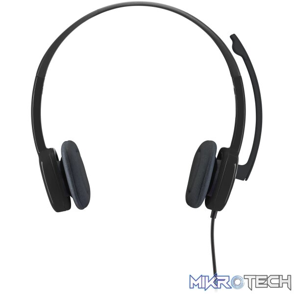 LOGITECH H151 WIRED STEREO HEADSET 3.5MM - BLACK - Image 5