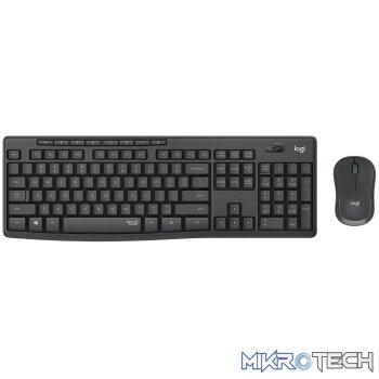 LOGITECH MK270 WIRELESS MOUSE & KEYBOARD COMBO - BLACK
