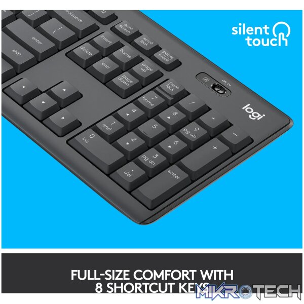 LOGITECH MK295 WIRELESS SILENT MOUSE & KEYBOARD COMBO - Image 11
