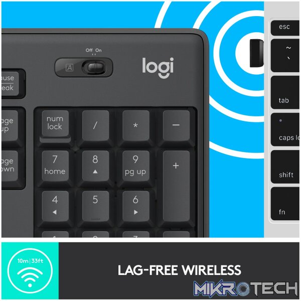 LOGITECH MK295 WIRELESS SILENT MOUSE & KEYBOARD COMBO - Image 13