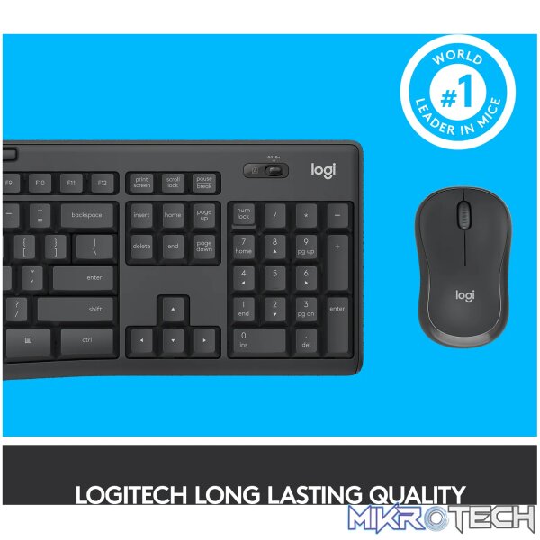 LOGITECH MK295 WIRELESS SILENT MOUSE & KEYBOARD COMBO - Image 16