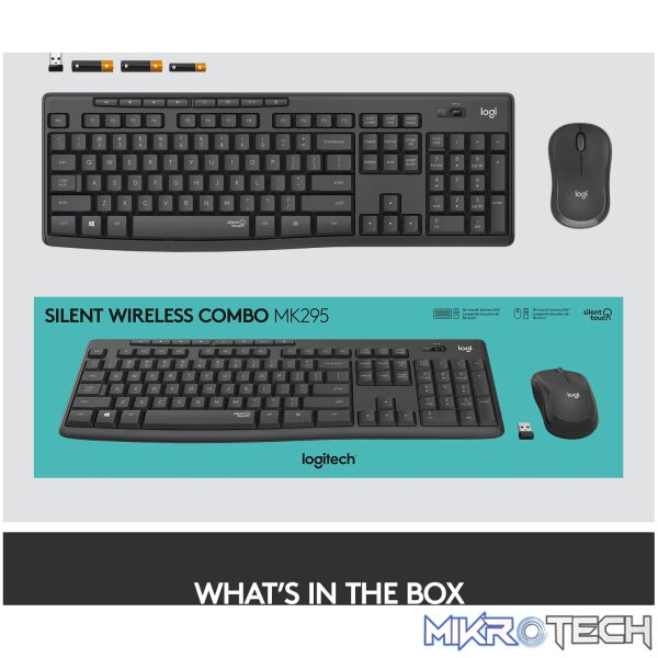 LOGITECH MK295 WIRELESS SILENT MOUSE & KEYBOARD COMBO - Image 17