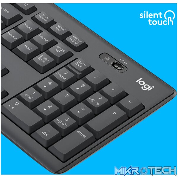 LOGITECH MK295 WIRELESS SILENT MOUSE & KEYBOARD COMBO - Image 3
