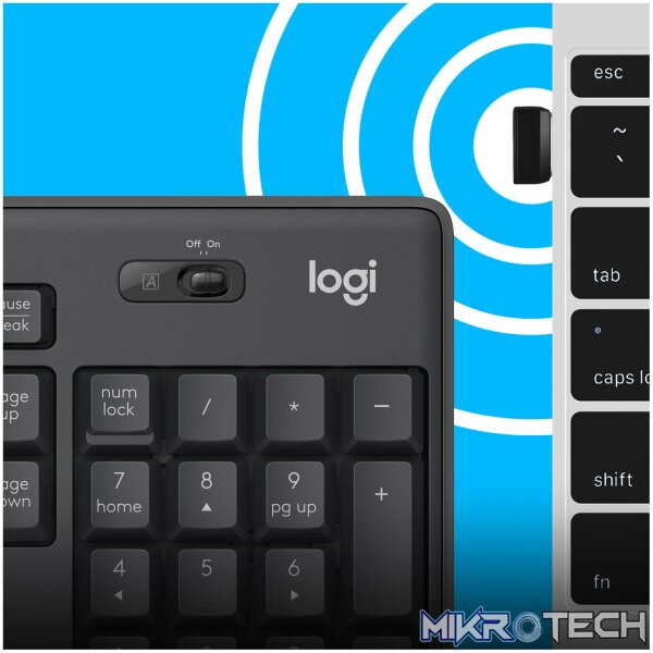 LOGITECH MK295 WIRELESS SILENT MOUSE & KEYBOARD COMBO - Image 5