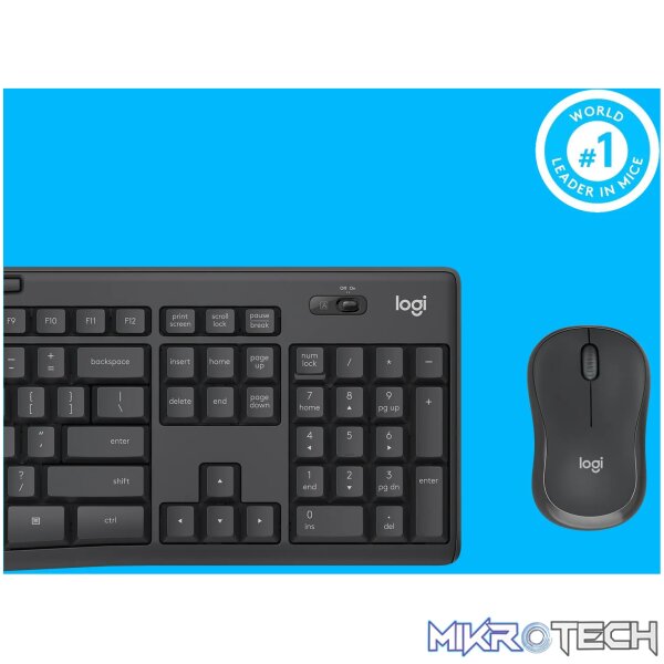 LOGITECH MK295 WIRELESS SILENT MOUSE & KEYBOARD COMBO - Image 8