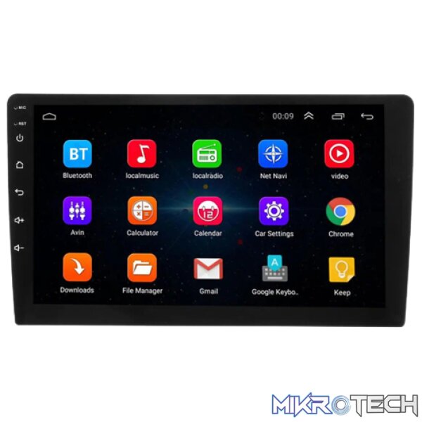 MEDIA9_OEM_Fit_front Paramount MEDIA9 Universal 9" Double Din Android OEM Fit Radio - Image 1