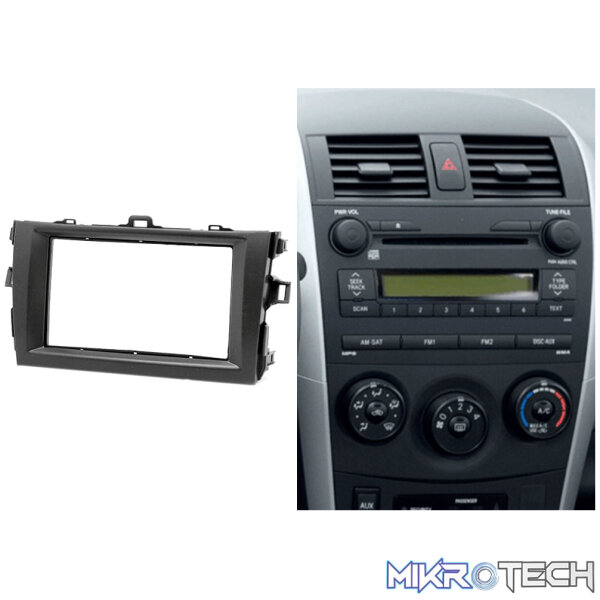 MTEtNTA1djIuanBn Toyota Corolla 2007-2013 Double Din Trimplate - Image 1