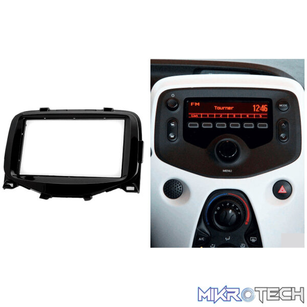 MTEtNTkxLmpwZw Toyota Aygo 2014+ Double Din Trimplate - Image 1
