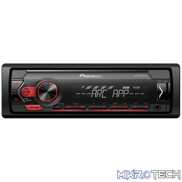 MVH-S125UI-1 Pioneer MVH-S125UI USB Single Din Media Player - Image 1
