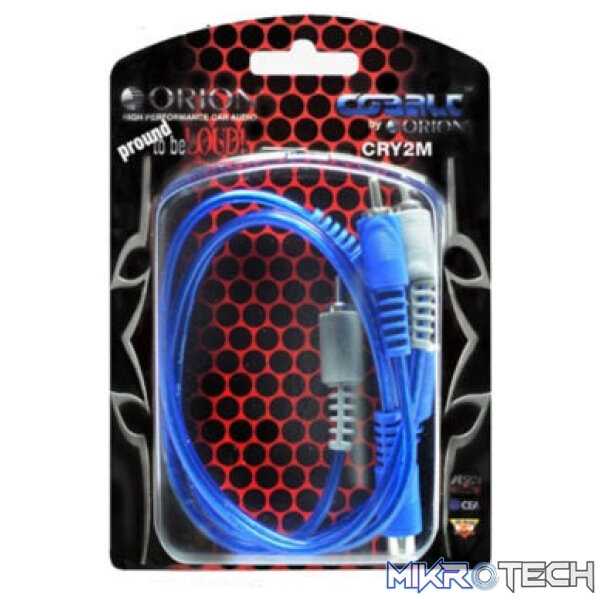 ORION-Cobalt-CRY2M-500x500 Orion Cobalt CRY2M Cobalt Orion RCA and Adapter (PAIR) - Image 1