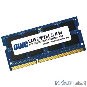 OWC Mac 4GB 1333Mhz DDR3 SODIMM Memory