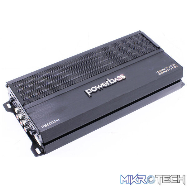 PB5000M Powerbass PB5000M 5000W 5-Channel Class D Monoblock Amplifier - Image 1
