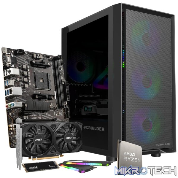 PCBuilder Ryzen 5 5500 SCOUT Windows 11 Gaming PC - Image 18