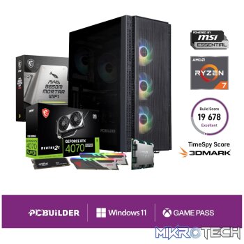 PCBuilder Ryzen 7 7700X TACTICIAN Windows 11 Gaming PC