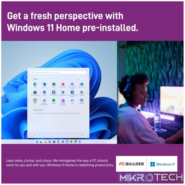 PCBuilder Ryzen 7 7700X TACTICIAN Windows 11 Gaming PC - Image 8