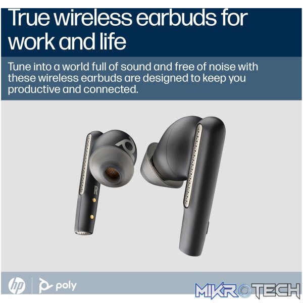 POLY VOYAGER FREE 60 BT HC USB-A BT700D NC BLACK - Image 3