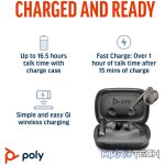 POLY VOYAGER FREE 60 BT HC USB-A BT700D NC BLACK - Image 10