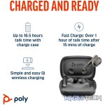 POLY VOYAGER FREE 60 BT HC USB-C BT700D NC BLACK - Image 6