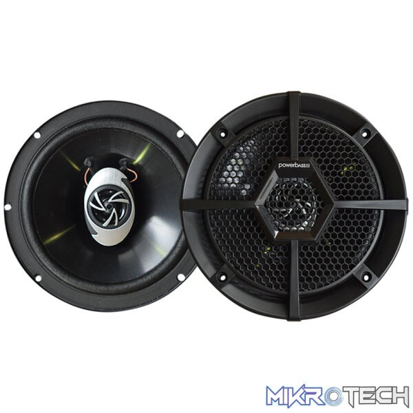 PSK1686 Powerbass PSK1686 6.5" 4-Way Coxial Speakers - Image 1