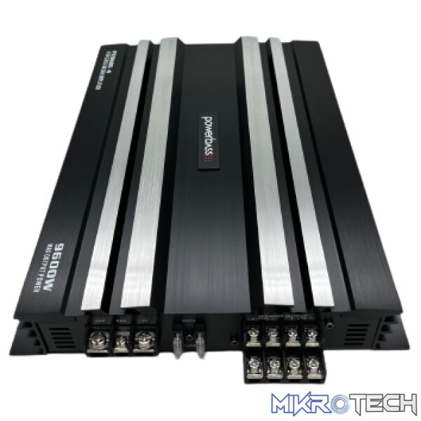 Powerbass  PX9600.4 9600W 4 Channel Peak 80R X 4 Amplifier With Bass Controller - Image 2