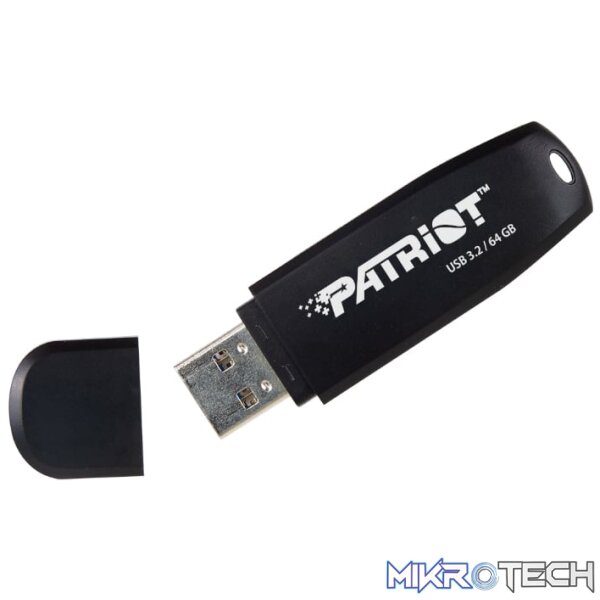 Patriot Xporter Core 64GB USB3.2 Flash Drive - Black Patriot Xporter Core 64GB USB3.2 Flash Drive - Black