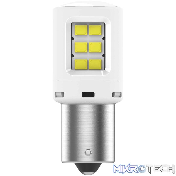 PHILIPS LED P21W WHITE Ultinon 6000K Park Light Bulbs - Image 2