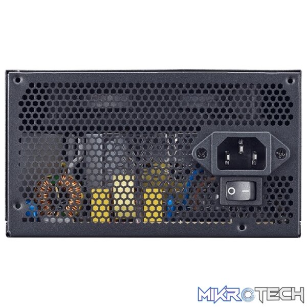 Cooler Master MWE 650W EU 230V INTEL ATX 12V V2 80Plus Bronze Certified Power Supply With Active PFC, DC-to-DC Design, Single +12V Rail And Flexible Flat Cable - Black Colour - Image 4