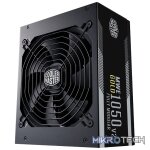 Cooler Master MWE 1050W EU 230V INTEL ATX 12V V2 80Plus Gold Certified Power Supply With 2 EPS Connectors, Active PFC, 140mm Hydro Dynamic Bearing Fan And Full Modular Flat Cables - Black Colour