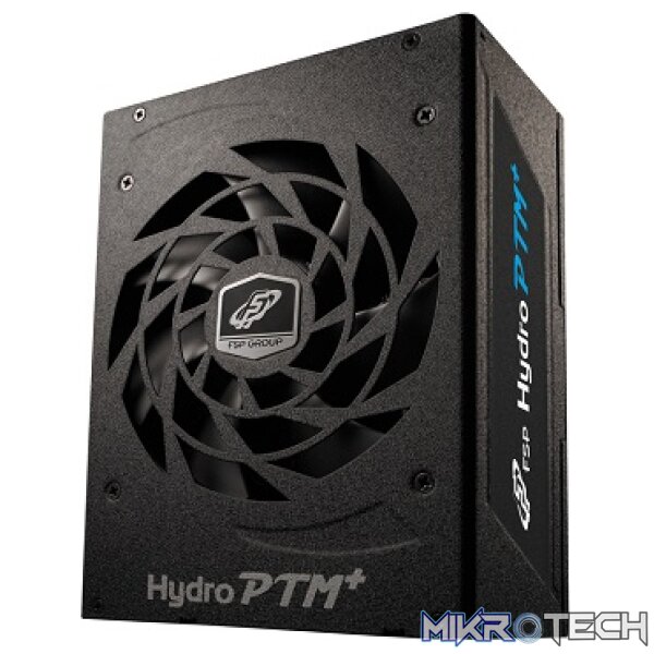 FSP Hydro PTM+ 1200W 80Plus Platinum Certification And Hybrid Cooling System With 135mm Silent Fan And Liquid Cooling - Black Colour - Image 3