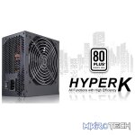 FSP Hyper K 500W 230V 80Plus White Power Supply With +12V Single Rail Design And 85% Efficiency And Active PFC Design - Black Colour