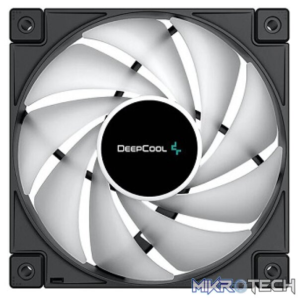 DeepCool FC120MM 3IN1 A-RGB Case Fan Set Built With PBT For Increased Durability And Transmit Both Power And RGB Data Signals - Black Colour - Image 4