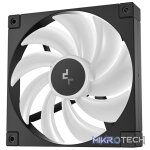DeepCool FD14 ARGB 140MM High Performance Hydro Bearing 4-Pin PWM Fan Outfitted With 8-Pin Connection In Frame To Daisy Chain FD Fans And Full-Coverage Corner Rubber Pads For Reduced Vibrations - Black Colour - Image 2