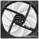 DeepCool FD14 ARGB 140MM High Performance Hydro Bearing 4-Pin PWM Fan Outfitted With 8-Pin Connection In Frame To Daisy Chain FD Fans And Full-Coverage Corner Rubber Pads For Reduced Vibrations - Black Colour - Image 4